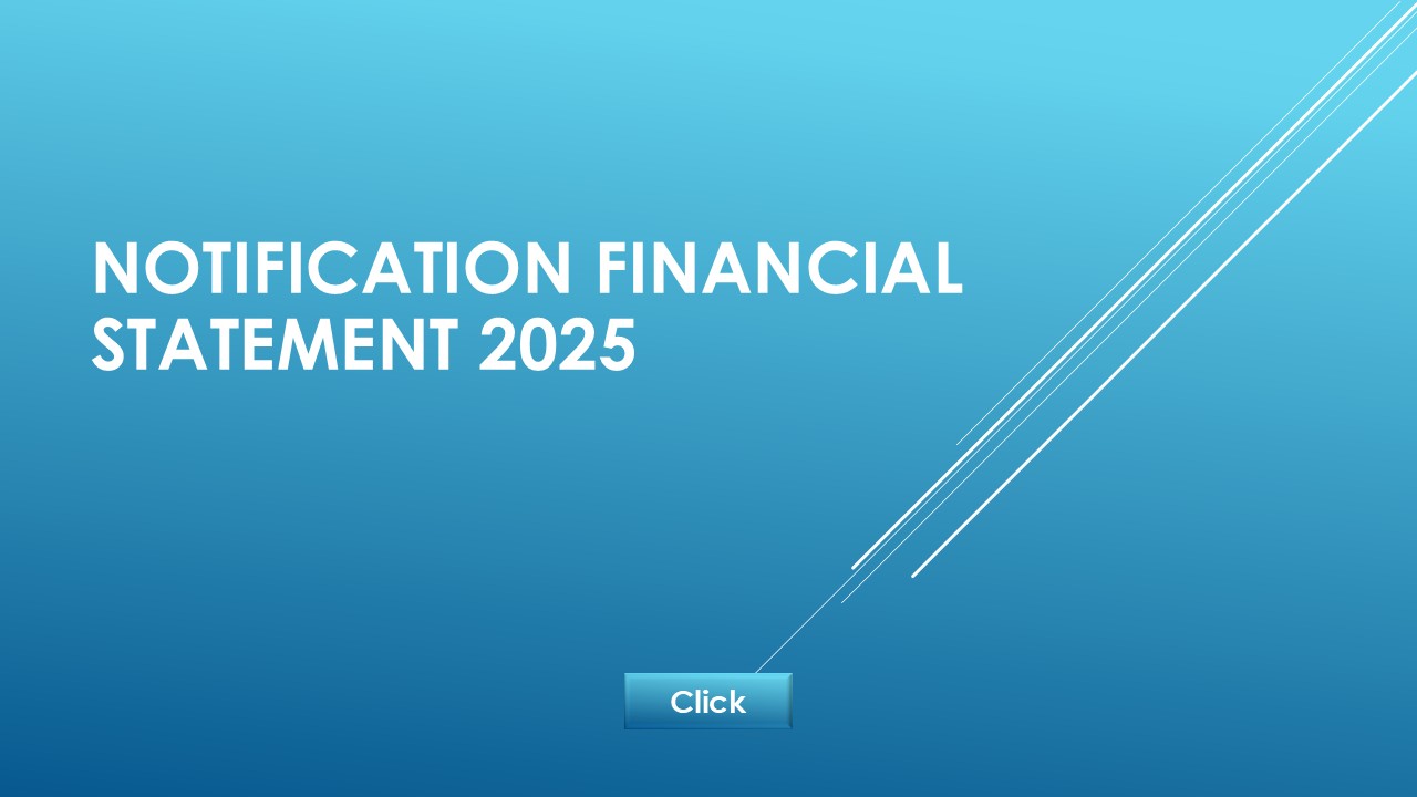 Notification Financial Statement and Dividend Payment